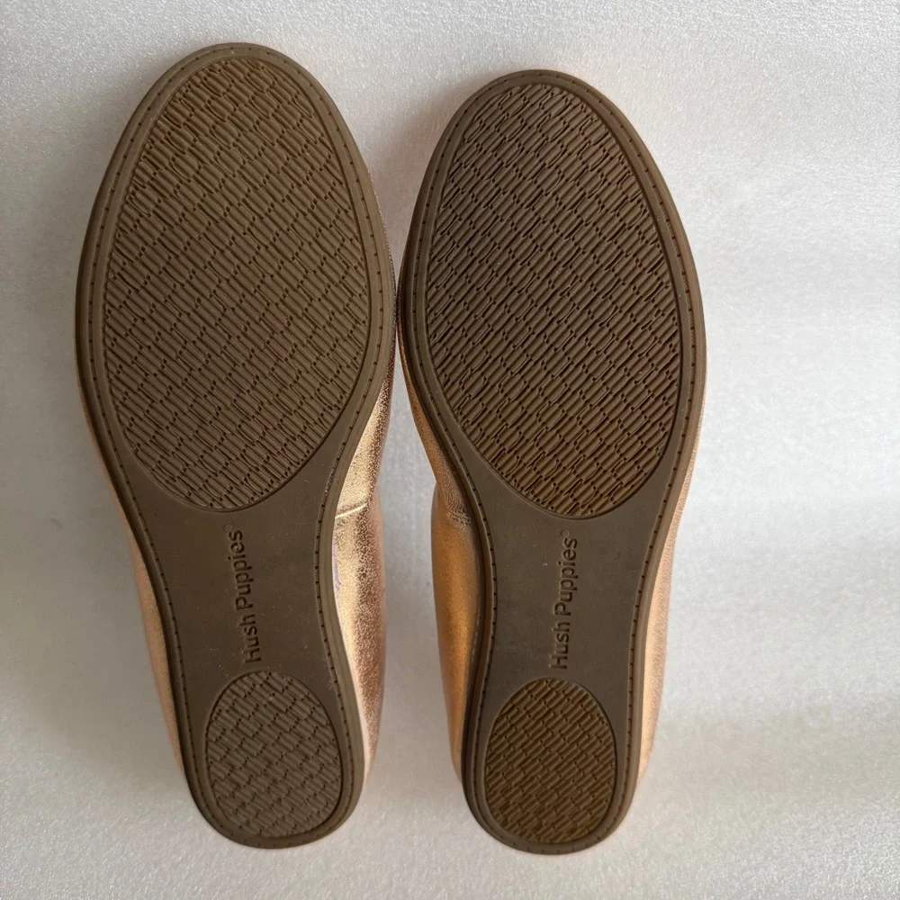 Hush Puppies Josie Flat Rosie Gold